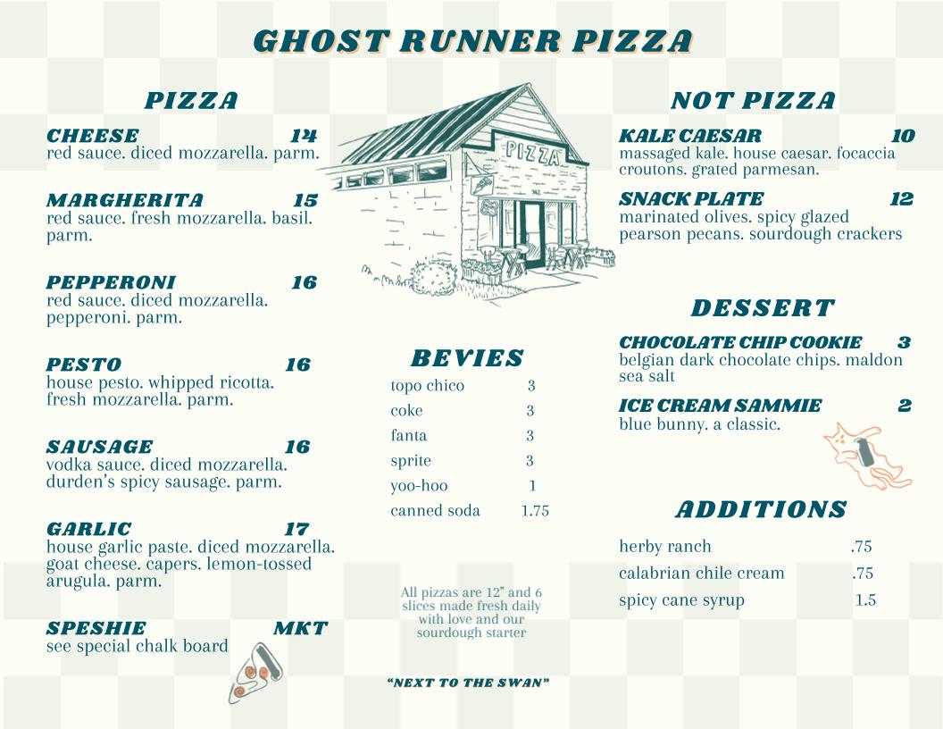 Ghost Runner Pizza